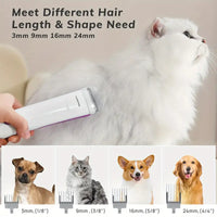 Pet Grooming Vacuum Kit with Clippers – All-in-One Dog Hair Trimmer & Cleaner