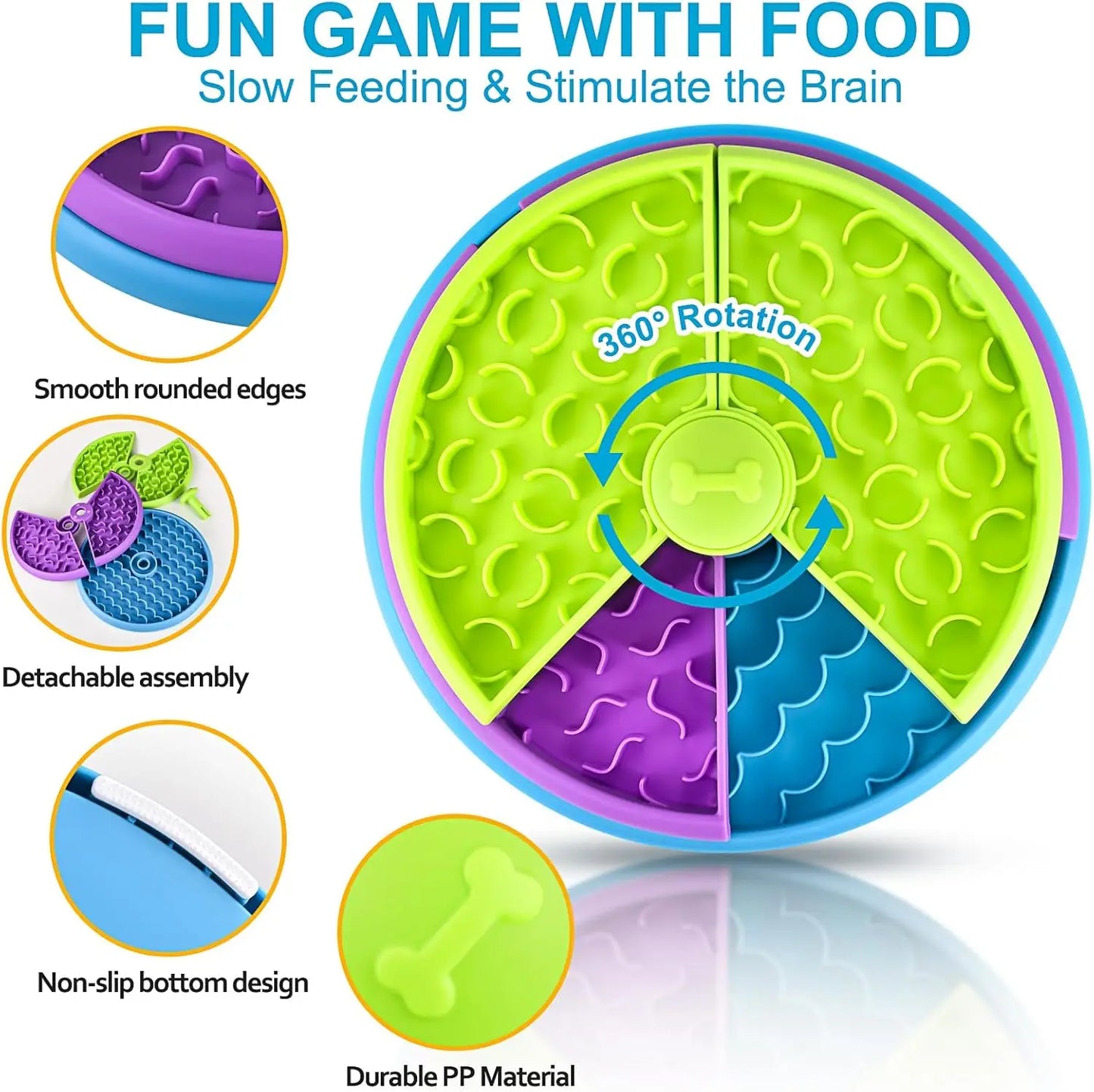 Interactive Puzzle Slow Feeder Bowl™