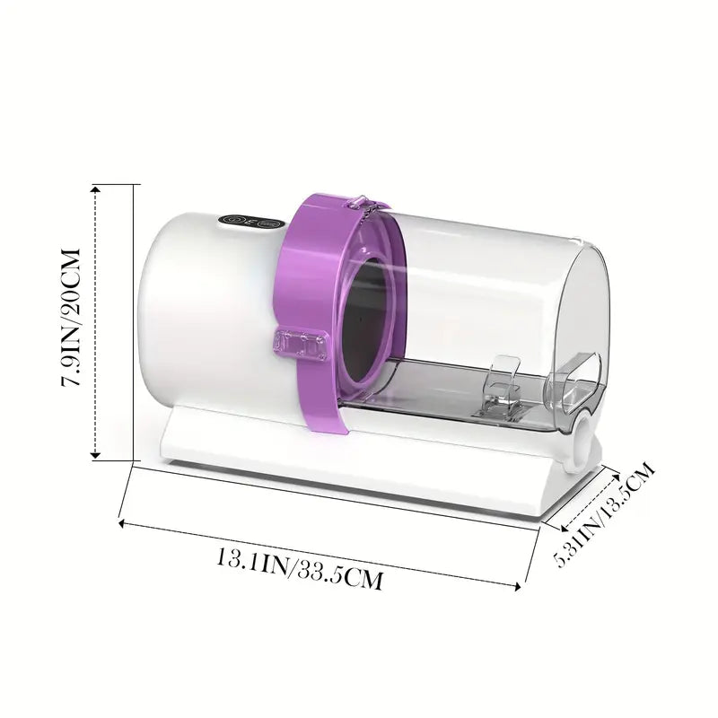 Pet Grooming Vacuum Kit with Clippers – All-in-One Dog Hair Trimmer & Cleaner